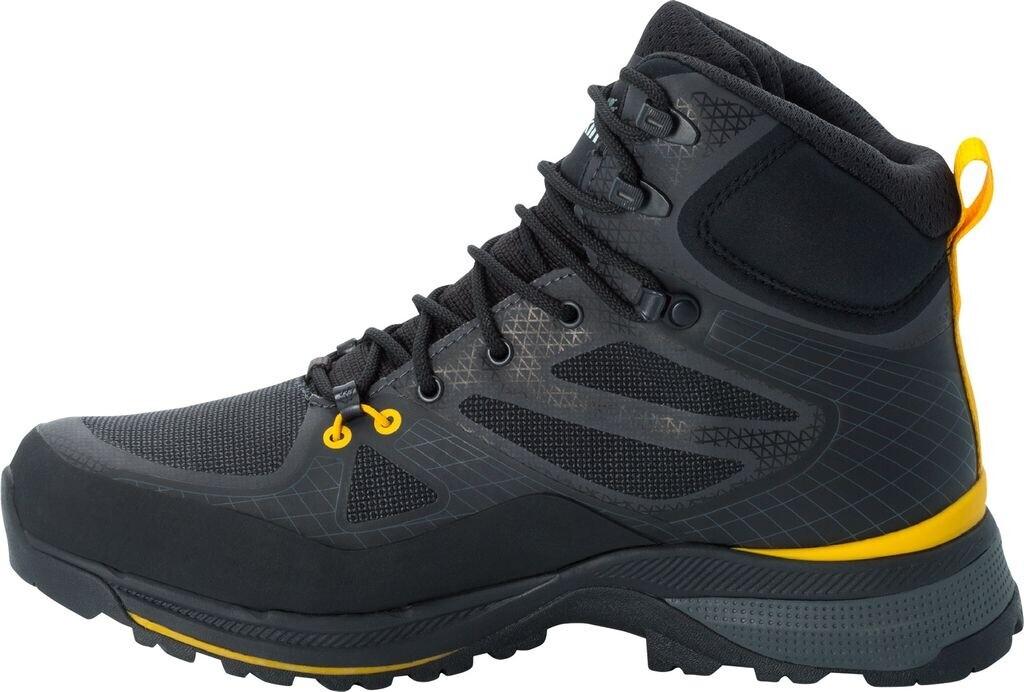 Обувь для треккинга Jack Wolfskin Force Trekker Texapore Mid (4048602) black/burly yellow XT