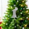 Christmas Dachshund Dog Tree Topper Metal Dog Tree Topper with Star for Holiday Party Decor Cute Puppy Ornament for Doggie Lovers