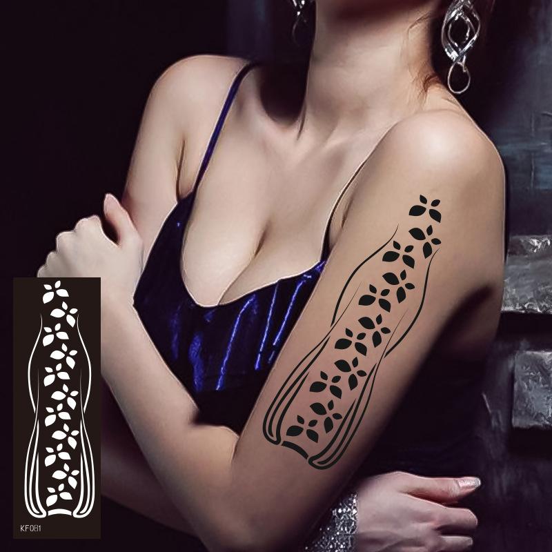 Pet Hollow Tattoo Template Juice Tattoo Sticker Template Ins Wind Flower Tattoo Sticker