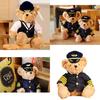 Cute Captain Teddy Bear Plush Toy For Kids And Aviation Enthusiasts
