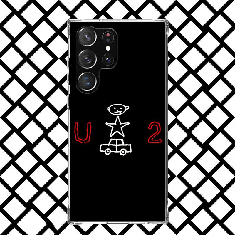 

Чехол для телефона Band U-U2 Rock для Samsung Galaxy S26 S25 Edge S24 S23 Ultra S22 Plus S21 FE S20 + Мягкий чехол с принтом Fundas Galaxy S25 Samsung S20 Plus