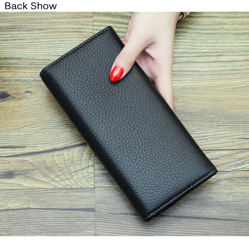 Длинные кошельки из 100% натуральной кожи для женщин — фото 4