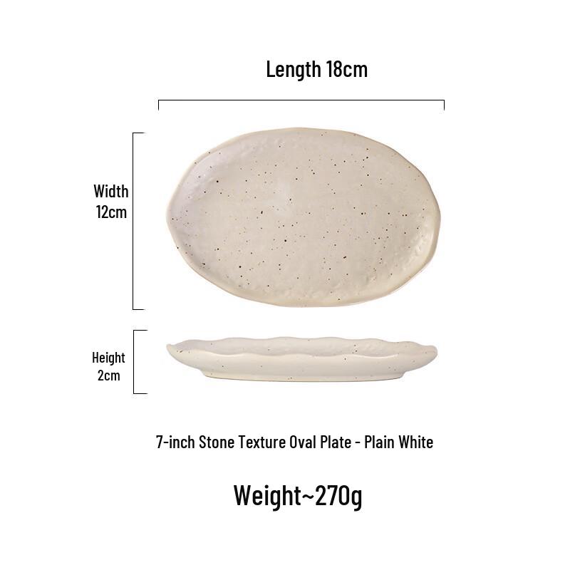 Porcelain Oval Serving Dish Set