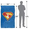 Superman Take Me Home Shield Blanket