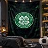 Wall Hanging Tapestry Celtic FC Print Cloth for Living Room Bedroom Home Decor
