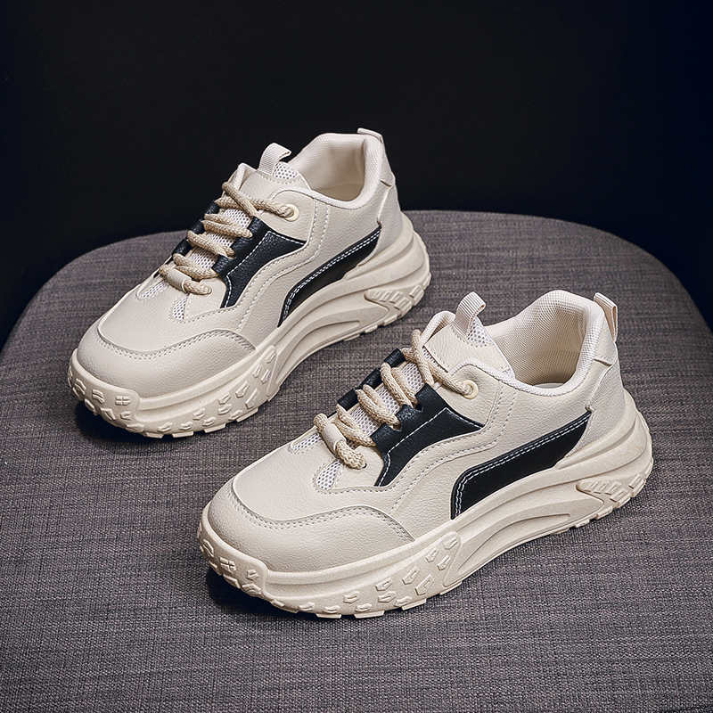 Fashion Thick Heeled 40 Shoes 46 Fabric Tennis Woman White Casual Sneakers Sport Imported Tenid Racing China Model Tenids