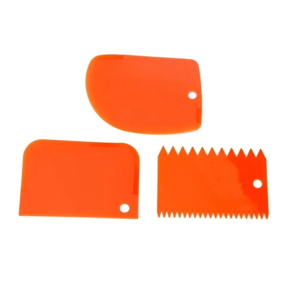 Cake Cream Scraper, Pasty Cutters, Irregular Teeth Edge DIY Smoother, 3PCS/Lot Dough Cake Cutter Slicer Spatula