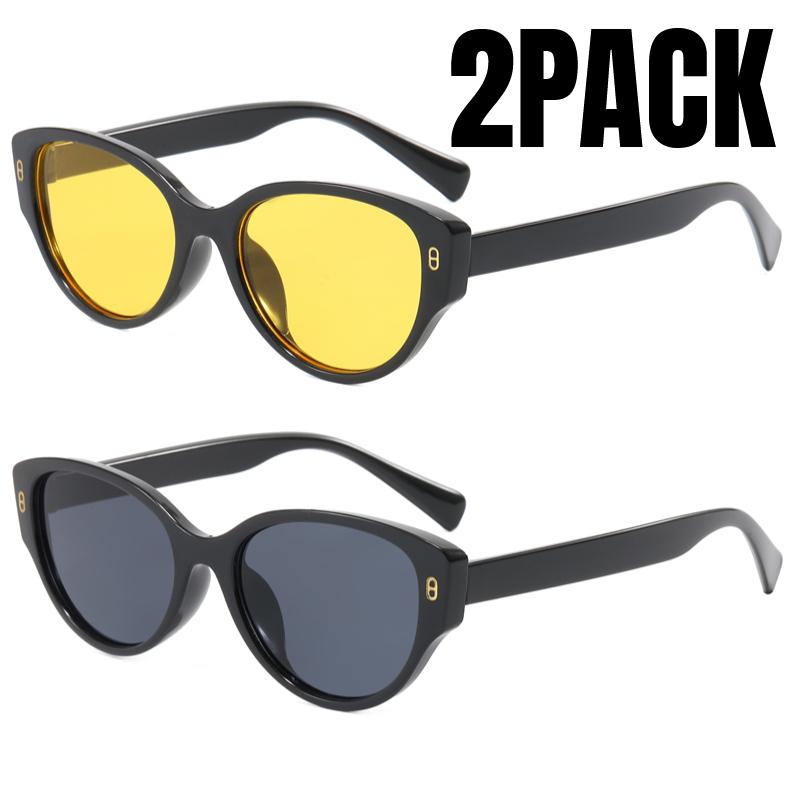 Fashion Women's High End Cat's Eye Street Po Sunglasses INS Trend Light Luxury Brand Beach Mirrors Outdoor Sunvisors UV400