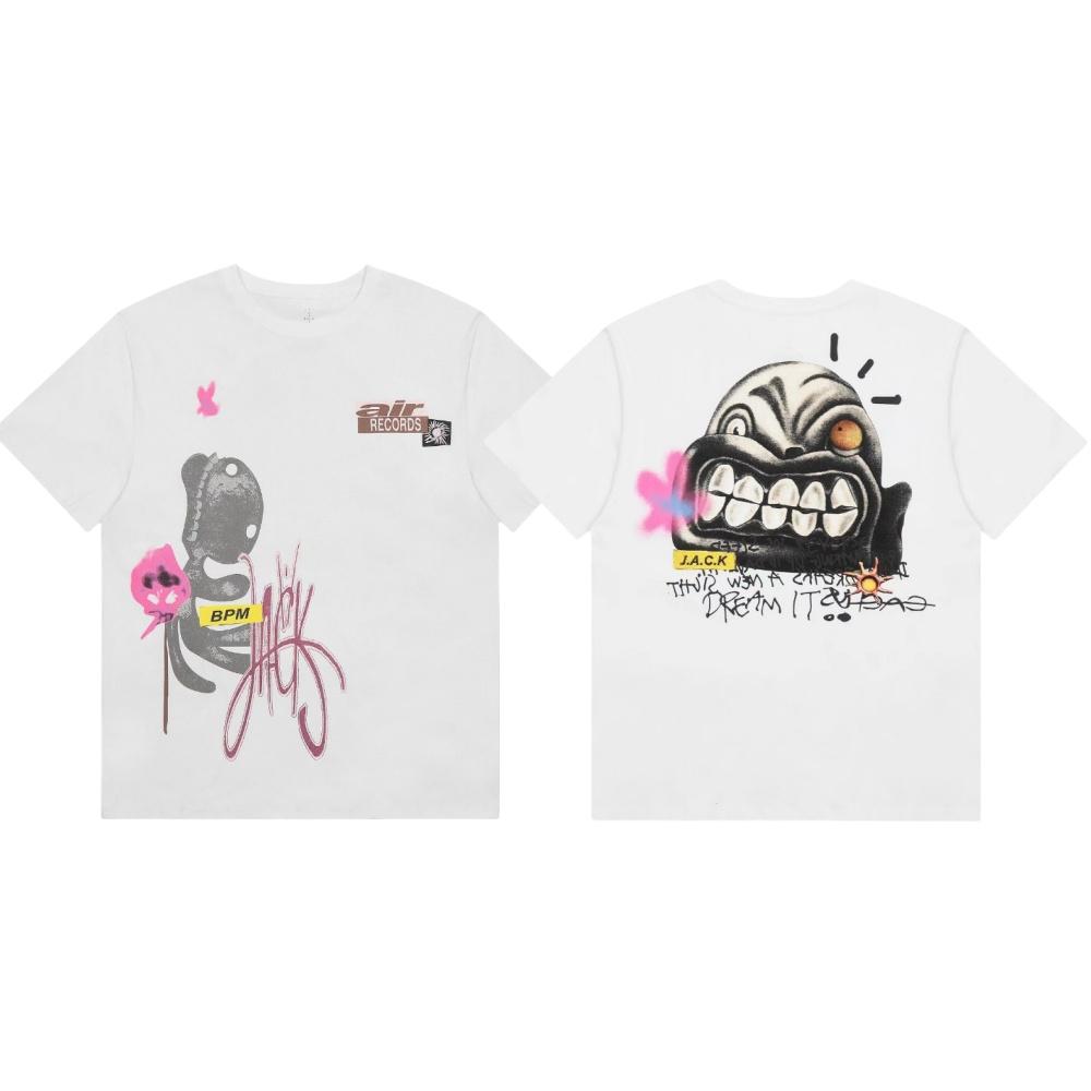 Annihilator Printed Women T-shirts Retro Oversized Short Sleeve Couple T Shirt Hip Hop Gothic Y2K Tees Unisex Tops
