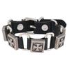 Skull Leather Punk Bracelet: European & American Trend, Cowhide Chain, Bold Hip Hop Style
