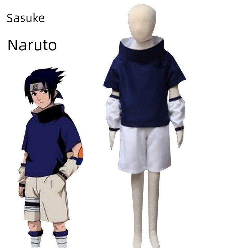 Anime Cos Costume Shikamaru Nara Blue Outfit Summer Cosplay Stage Performance Costume