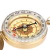 Camping Hiking Pocket Brass Golden Compass Portable Compass Navigation Outdoor