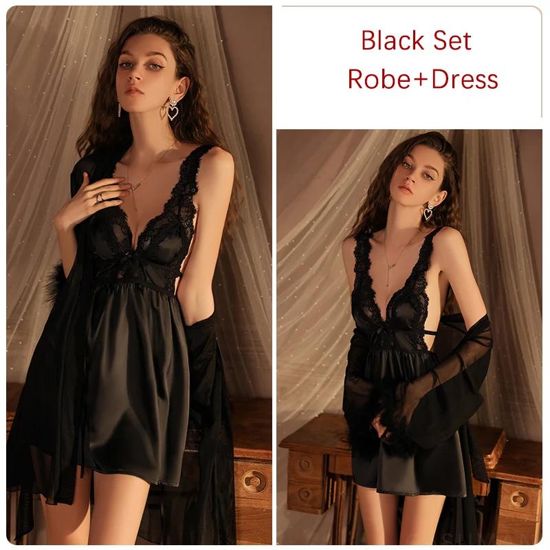 Women Summer Pajamas Set Transparent Mesh Backless Spaghetti Straps Sexy Pajamas Pajamas for Women