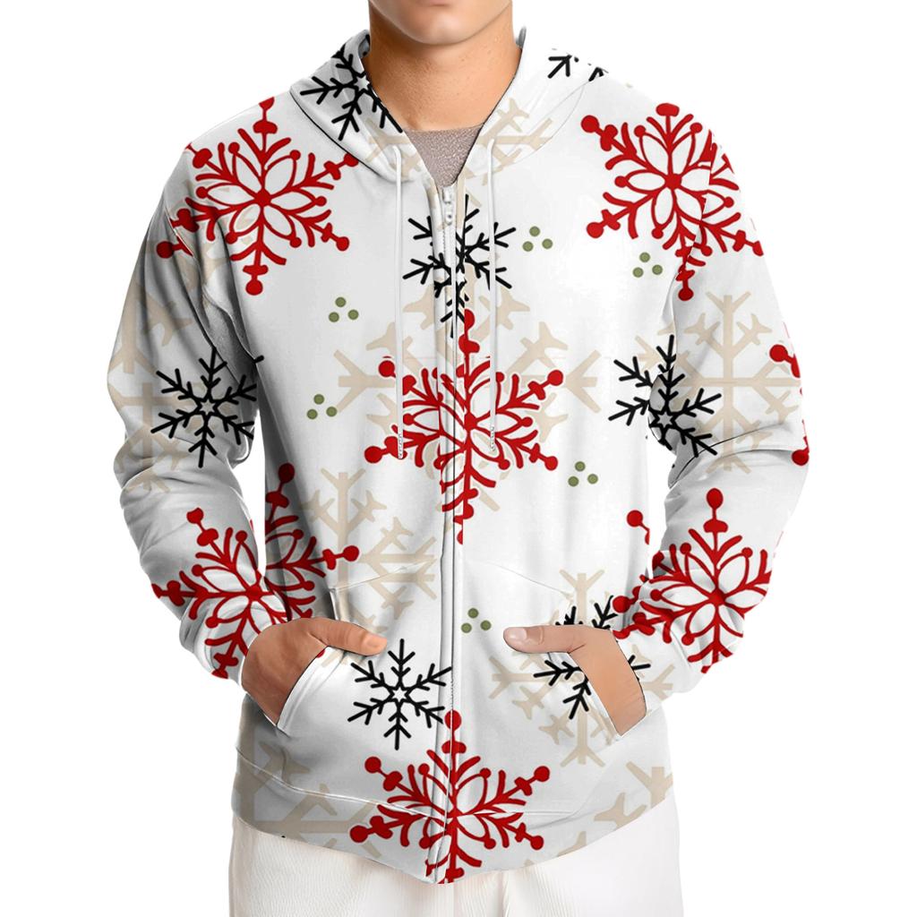 Men's Loose-fitting Casual Hooded Drawstring Jacket