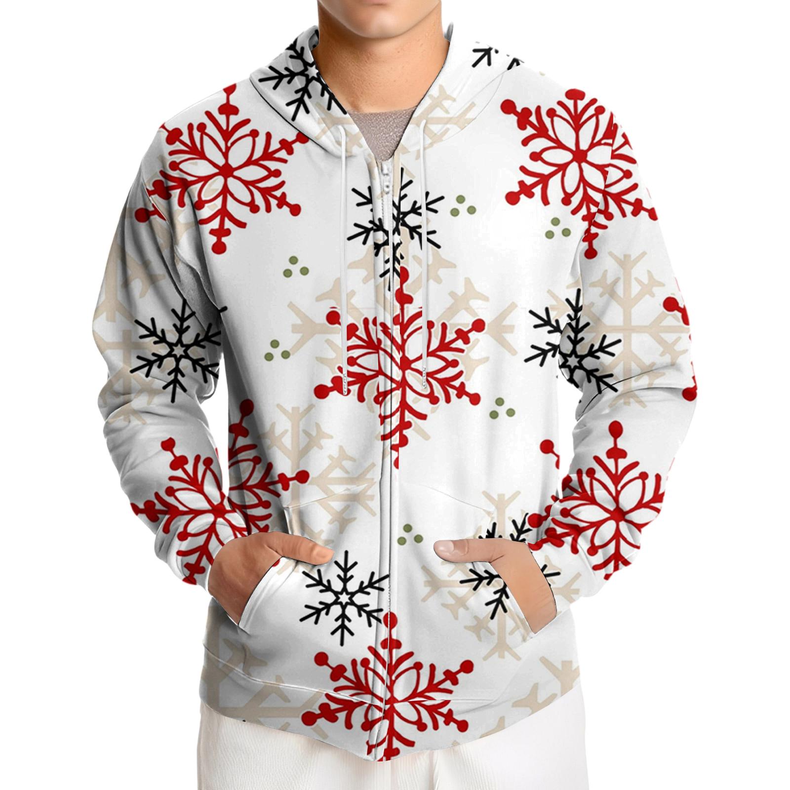 

Мужская повседневная куртка с капюшоном и кулиской свободного кроя XL белый