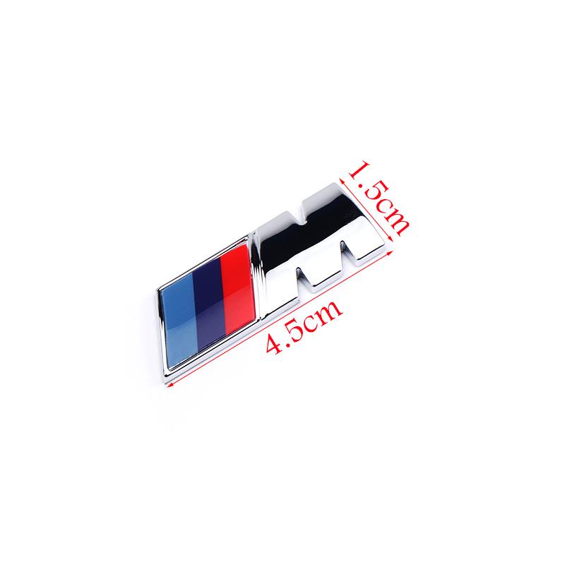Emblème M M Badge ABS 3D Badge d'aile de voiture Autocollants de coffre Pour BMW E46 E90 E60 F10 F30 E39 F20 E36 G30 G20 E92 E70 M Accessoires Auto