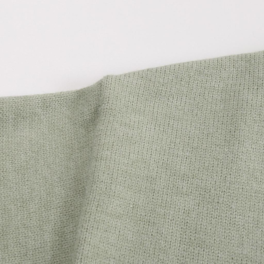 AMI 2025 Κλασική Ανδρική Κεντημένη Λευκή Καρδιά Ζακέτα Μάλλινη Πλεκτή Ζακέτα