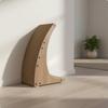 L-Shaped Cat Scratcher Ergonomic Curve Vertical Scratching Post