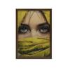 Mysterious Eyes Mysterious Eyes, 30X40 Cm, Gold Aluminum Frame, 230 Gsm Matte Paper