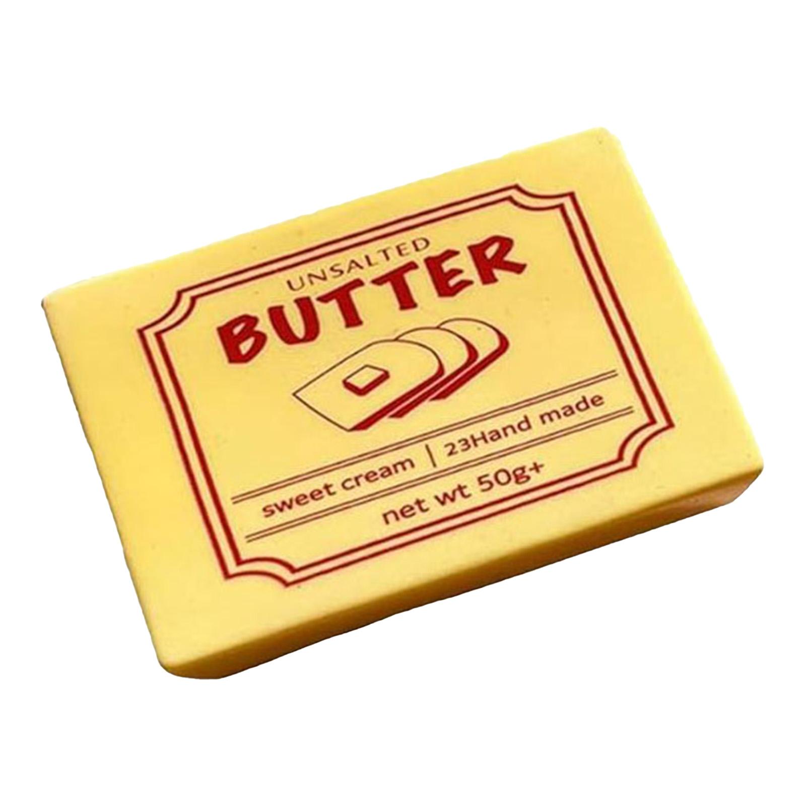 

Butter Stick Squeeze Food Fidget Toy Lightweight Yellow Cream Stick Squishies Toy for Adults Kids Classroom Prizes Party Favors жовтий