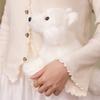 High Quality Simulated Cute Arctic Foxes Plush Toys Simulation Giant Stuffed Toys Cute Animal Plush Dolls For Kids  Gifts