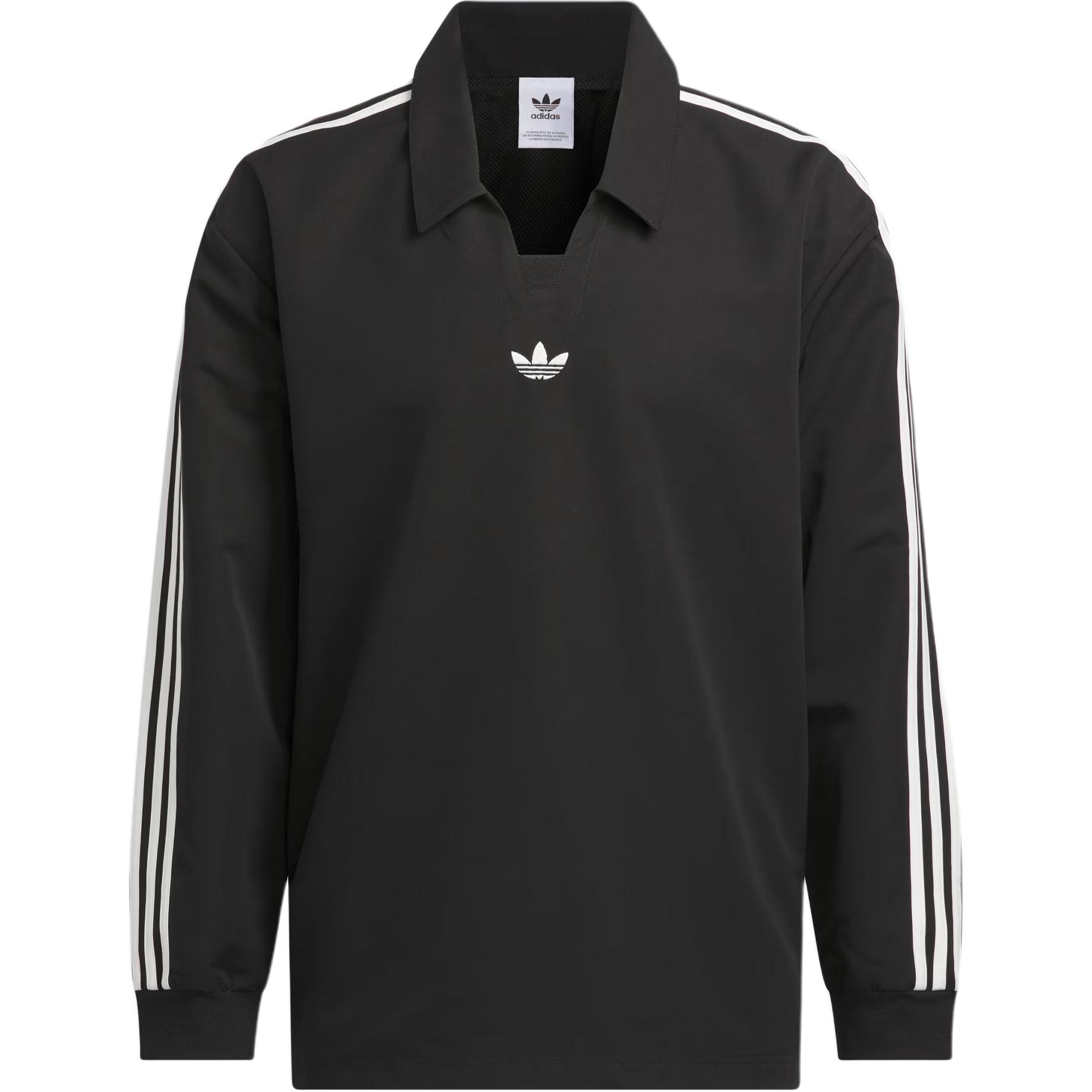 Adidas Originals RUGBY POLO SHIRT Polo Shirt Unisex Black IY7379 M