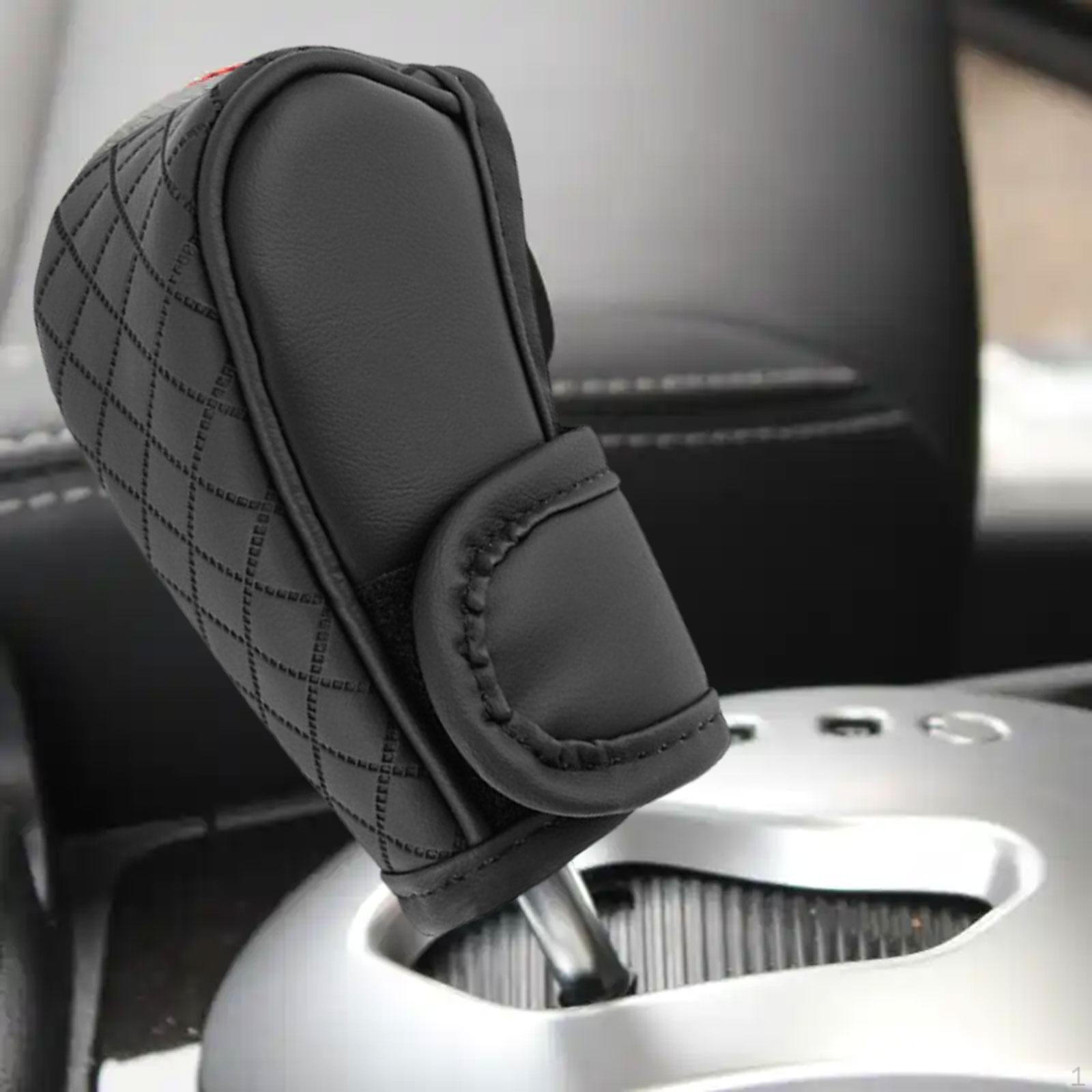 Car Gear Shift Knob Cover Manual Protector Interior Accessories PU Leather Universal for