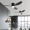 High Power Retro Black Ceiling Fan for Home or Commercial Use - No Light