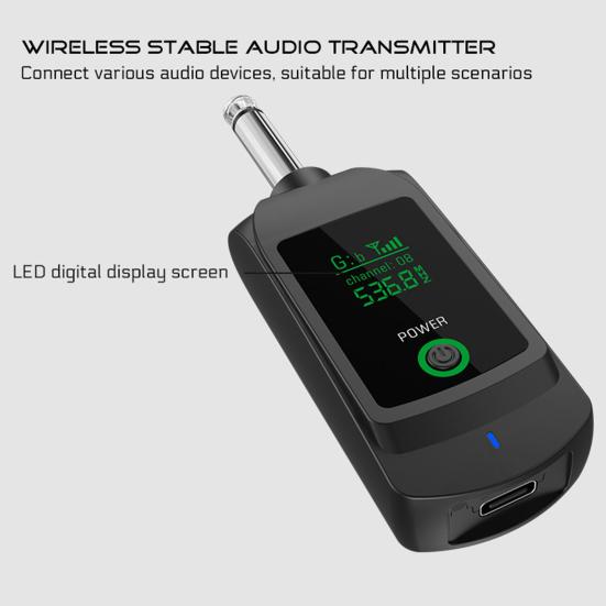 Wireless Lavalier Microphone Strong Anti-Interference Stable Audio Transmission Plug-Play Mini Microphone for Video Recording