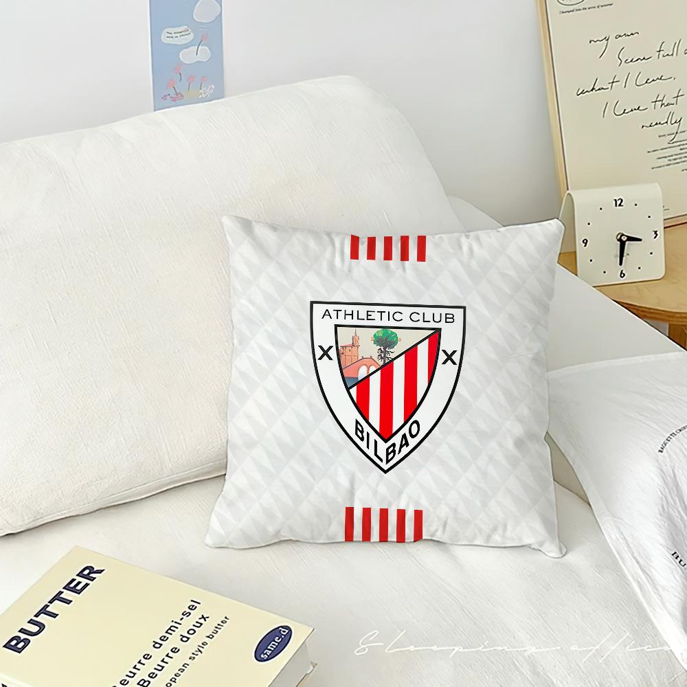 Federa per cuscino con logo di squadra di calcio, per soggiorno, testata del letto, ufficio, camera da letto, divano, cuscino per pisolino