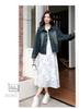 Autumn Korean Retro Slimming Denim Jacket for Women