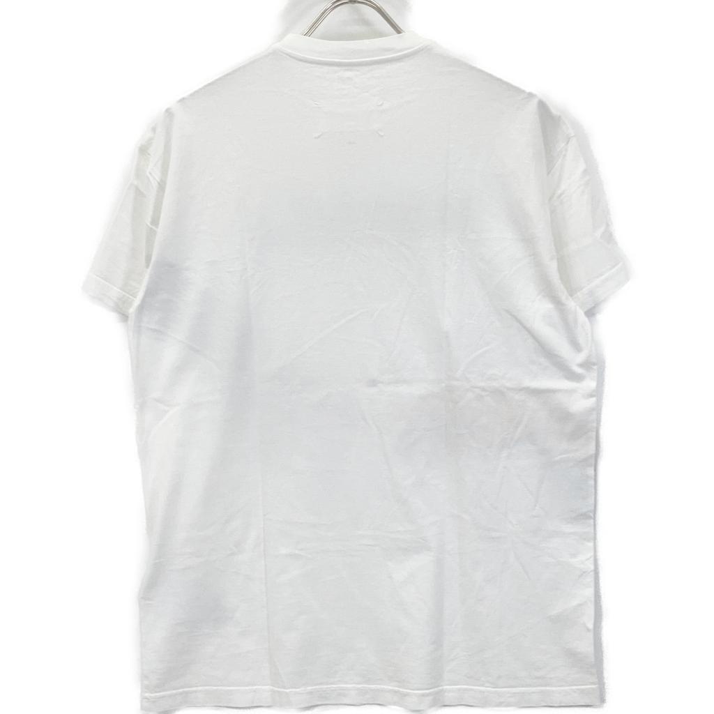 Maison Margiela S50GC0533 19Stainless Steel White Crew Neck T-Shirt tops 44 whiteUsed