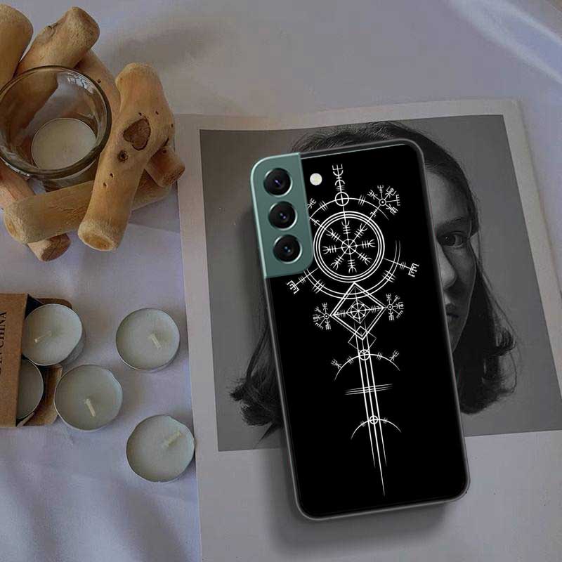 Nordic Norse Phone Case For Samsung Galaxy S22 S25 Ultra S21 S10 Plus S26 Edge S20 S23 S24 FE Cover Silicone Soft TPU Clear