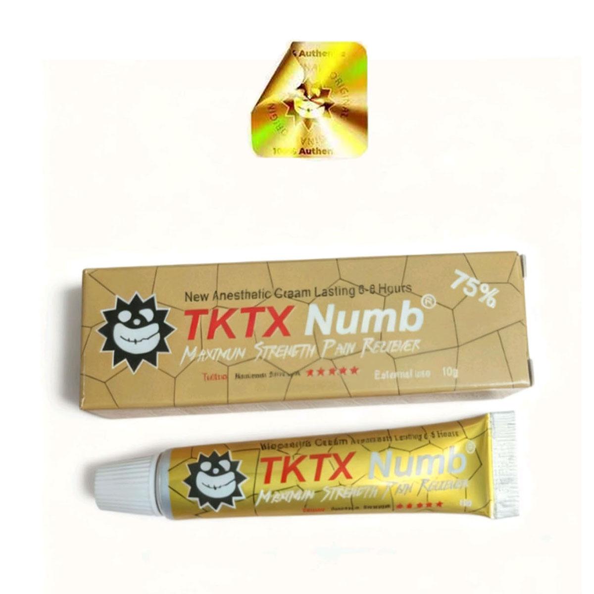

10g Tattoo Anesthetic Fast Skin Numbing new gold75%T Cream Semi Permanent розовый