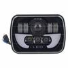 5x7in Universal Headlight 90W LED Square Light High Low Beam Headlamp Waterproof