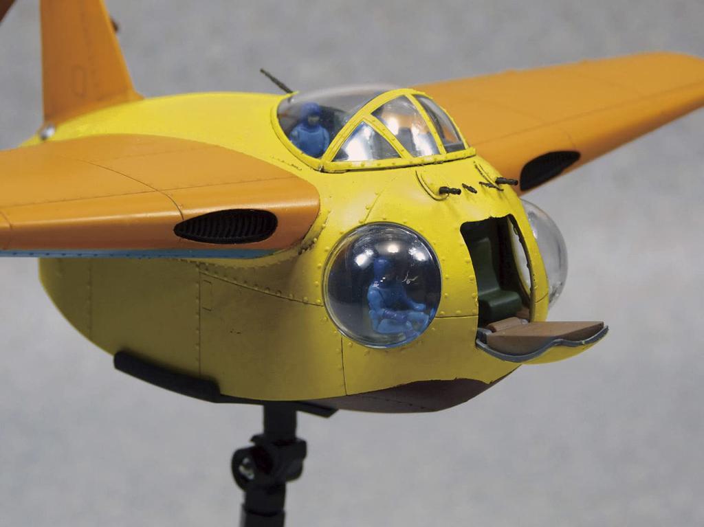 Aoshima Bunka Kyozai Future Boy Conan 2 Falco Scale Plastic Model Kit Co., Ltd. No. 1/72