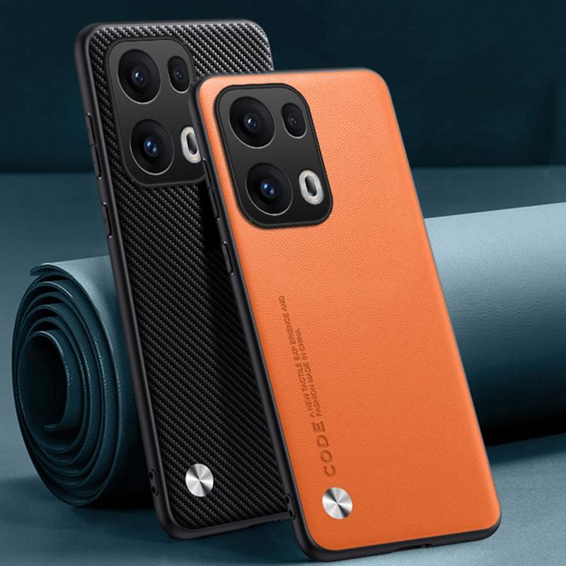 

Luxury PU Leather Case For OPPO Reno 13 Pro 5G 13Pro Back Cover Matte Silicone Full Protection Phone Case For OPPO Reno13 Pro Reno 13 Pro 5G матовий чорний колір