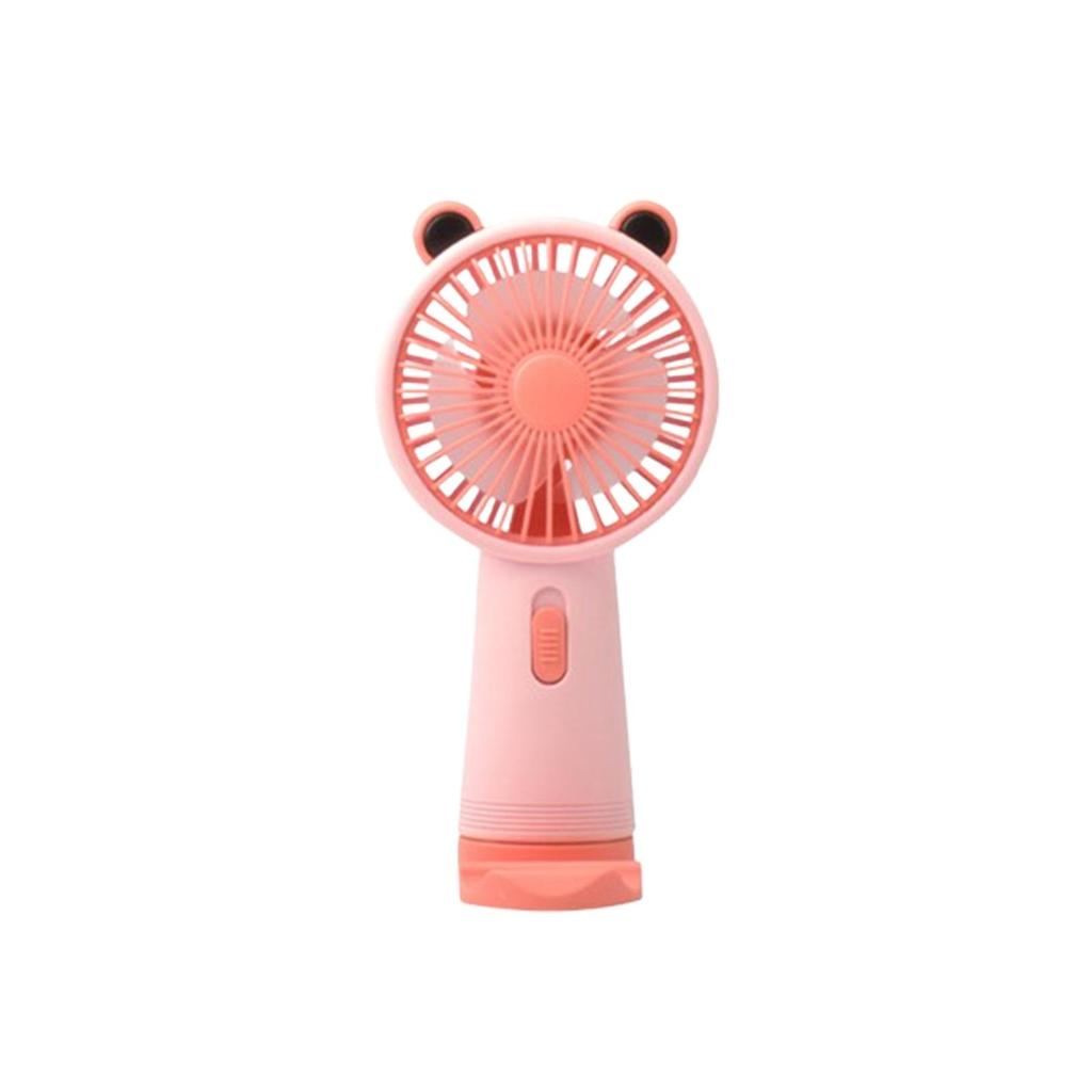 Desktop Fan Random Color Cute Lightweight Handheld Fan for Home Office Party