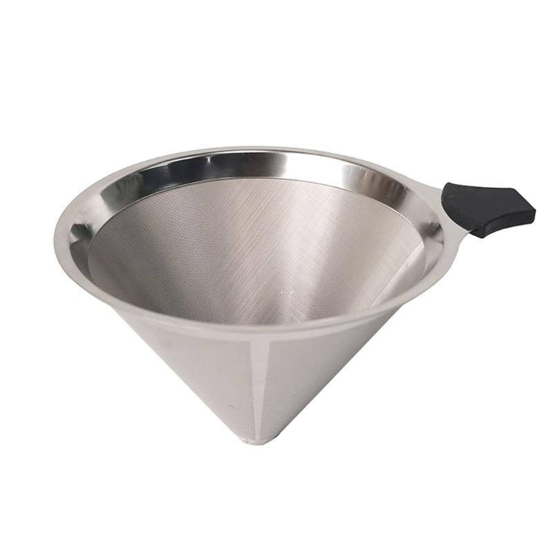 600 Meshes Stainless Steel Coffee Filter Double Layer Coffee Filter Meshes Durable Coffee Strainer For Flavorful Brews