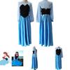 Atemberaubendes Arielle Meerjungfrau Kleid Cosplay Kostüme für Frauen Perfekt für Partys
