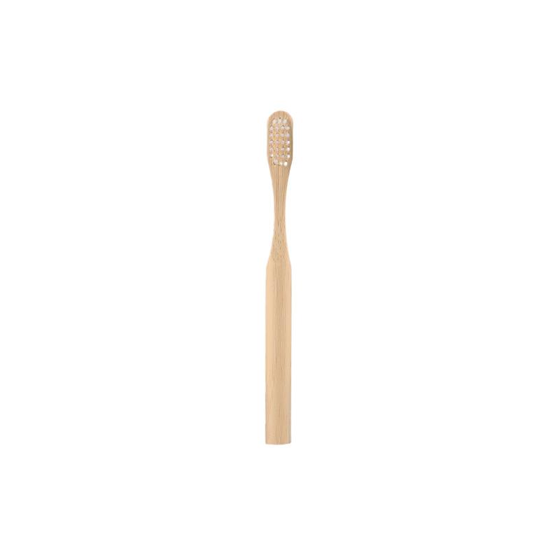 Custom Color Paint Round Handle Kids Soft Eco Degradable BPA Free Bamboo Handle Bamboo Toothbrush