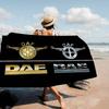 Asciugamano da Spiaggia in Microfibra con Logo D-DAF T-Truck Assorbente Asciugatura Rapida Morbido Asciugamano per Yoga Nuoto Resort Arrampicata
