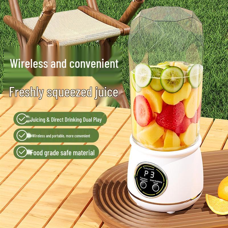 Portable USB-Charging Juicer Cup for Ice Crushing and Outdoor Travel