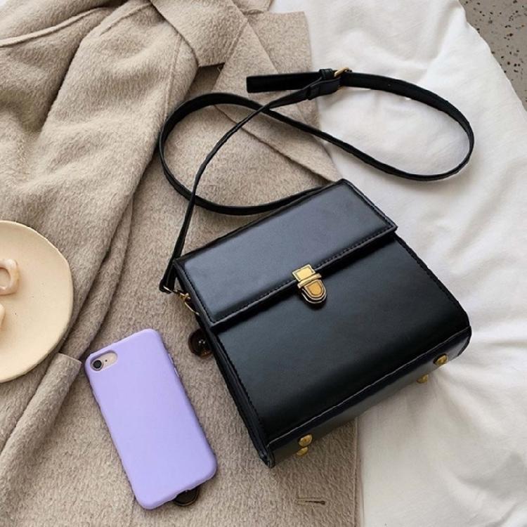 Womens Mini Square Bag Casual Messenger Bag Trend Crossbody Bag PU Shoulder Bag