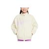 Swoosh Stand Collar Fashion Versatile Long Sleeve Kids Jackets Coconut-Milk II2415-113