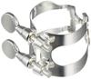 Harrison Hertz Alto Saxophone Ligature A2, Silver Plated Finish