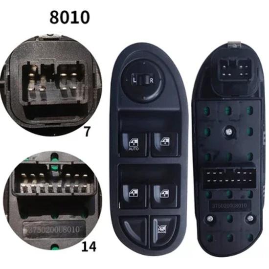 

For JAC J3 J3 Turin Electric Power Window Master Control Switch Regulator Button Glass Lift Console 3750200U8010 3750310U8010XZ Driver side 1