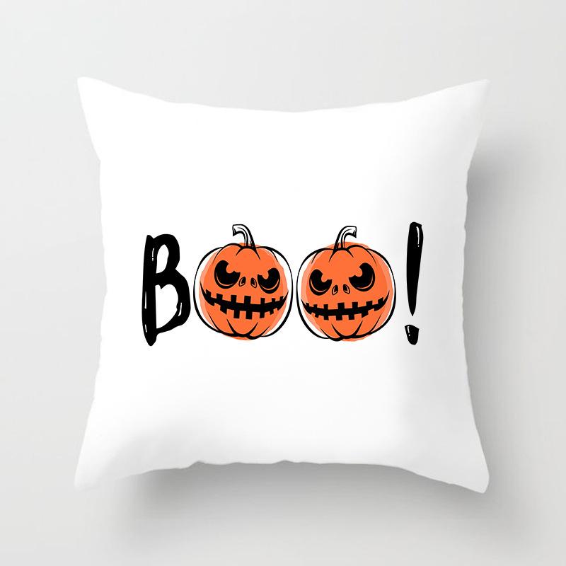 New Halloween Peach Skin Pillow Cover Festive Home Sofa Pillow Cover