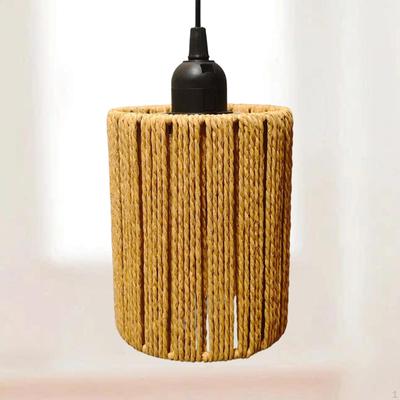 Paper Rope Lampshade Woven Pendant Chandelier Lamp Shade Light Fixture
