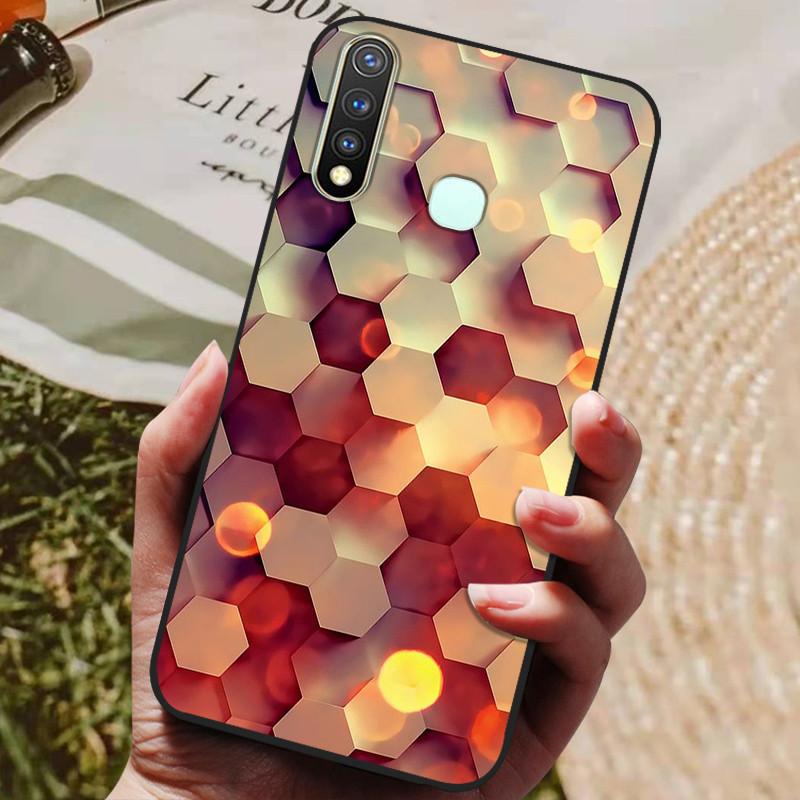 For Vivo Y19 Case Silicone Cover For Vivo 1915 Y19 Y 19 Case 6.53'' Soft TPU Silicon Phone Back Protective Bumper Shells Coque